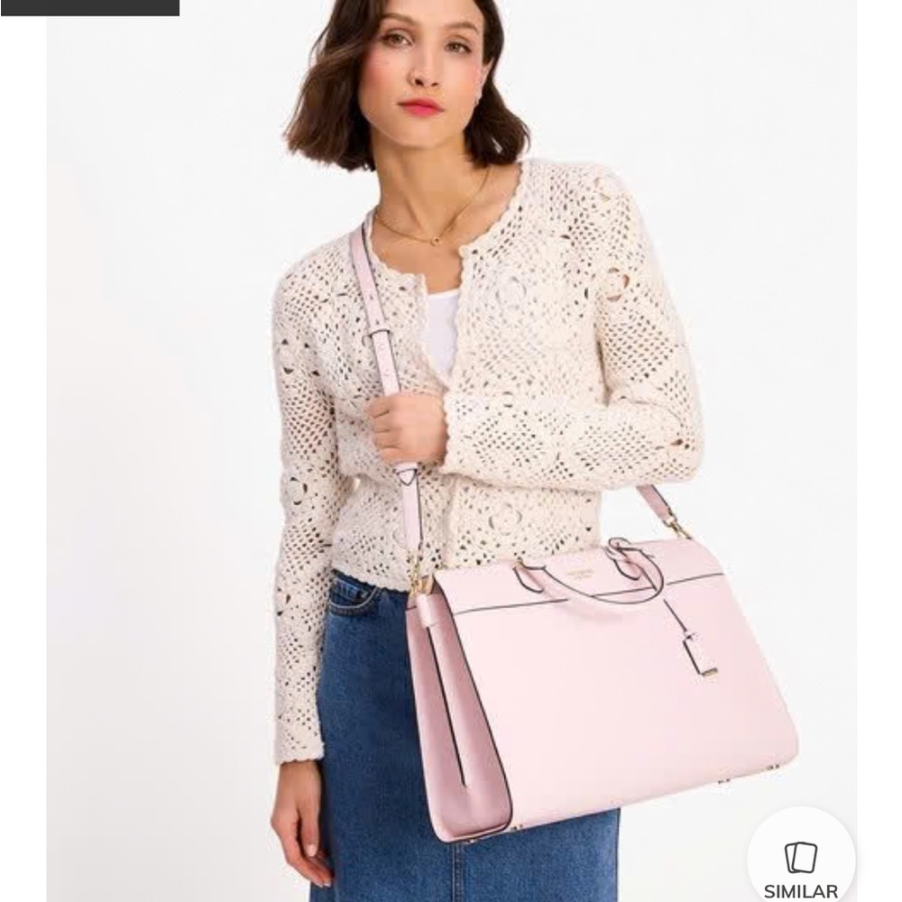 NWT Kate Spade Serena Saffiano Leather Laptop Bag - Picture 9 of 10